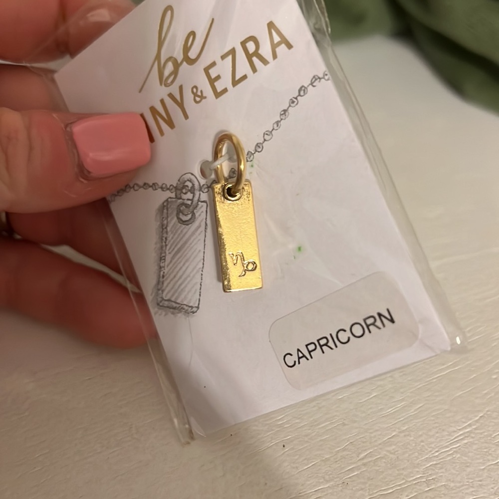 Benny And Ezra Gold Capricorn Charm